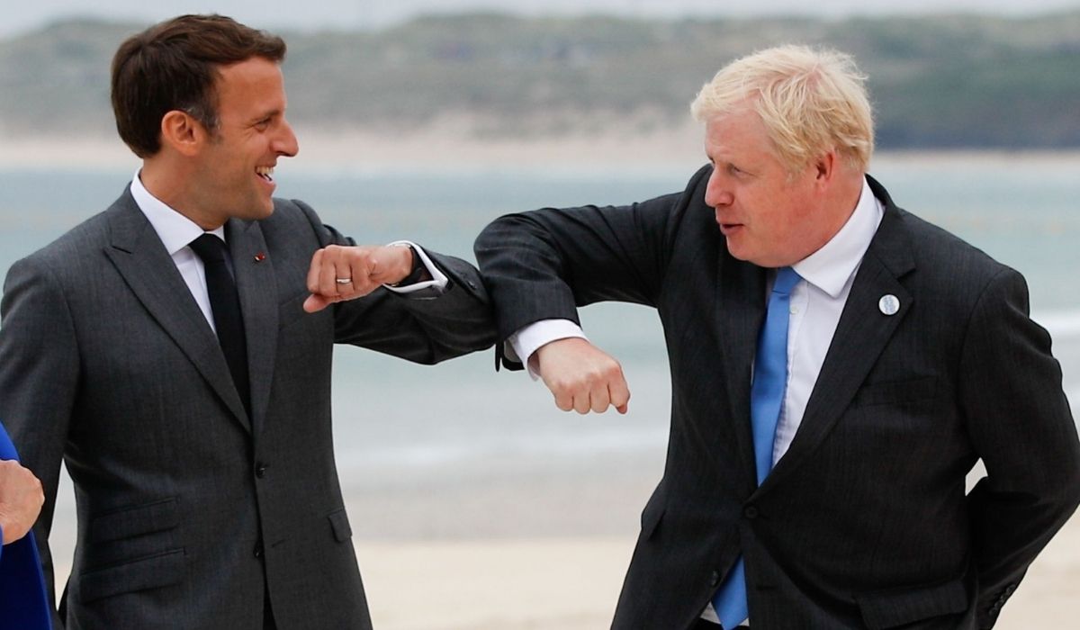 Boris Johnson, Emmanuel Macron, Allies, Post-Brexit fishing rights